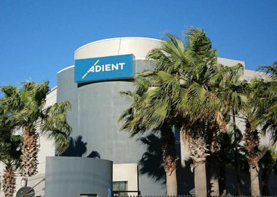 Adient custom wall sign reface, Matamoros MX