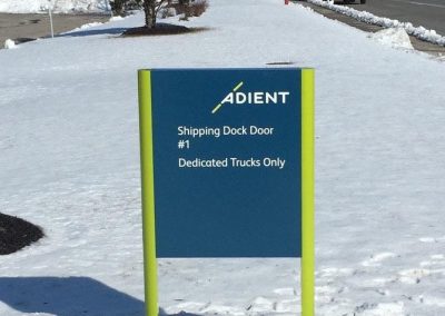 Adient freestanding signs