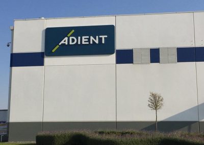 Adient large wall sign, Queretaro MX