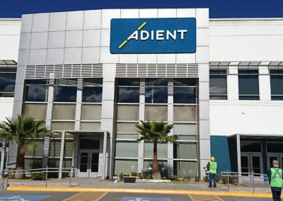 Adient large wall sign, Ramos Arizpe MX