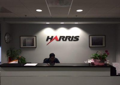 Harris Interior plate letters