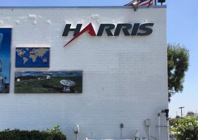 Harris exterior letters