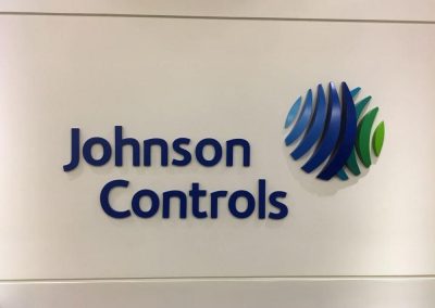 Johnson Controls interior letters