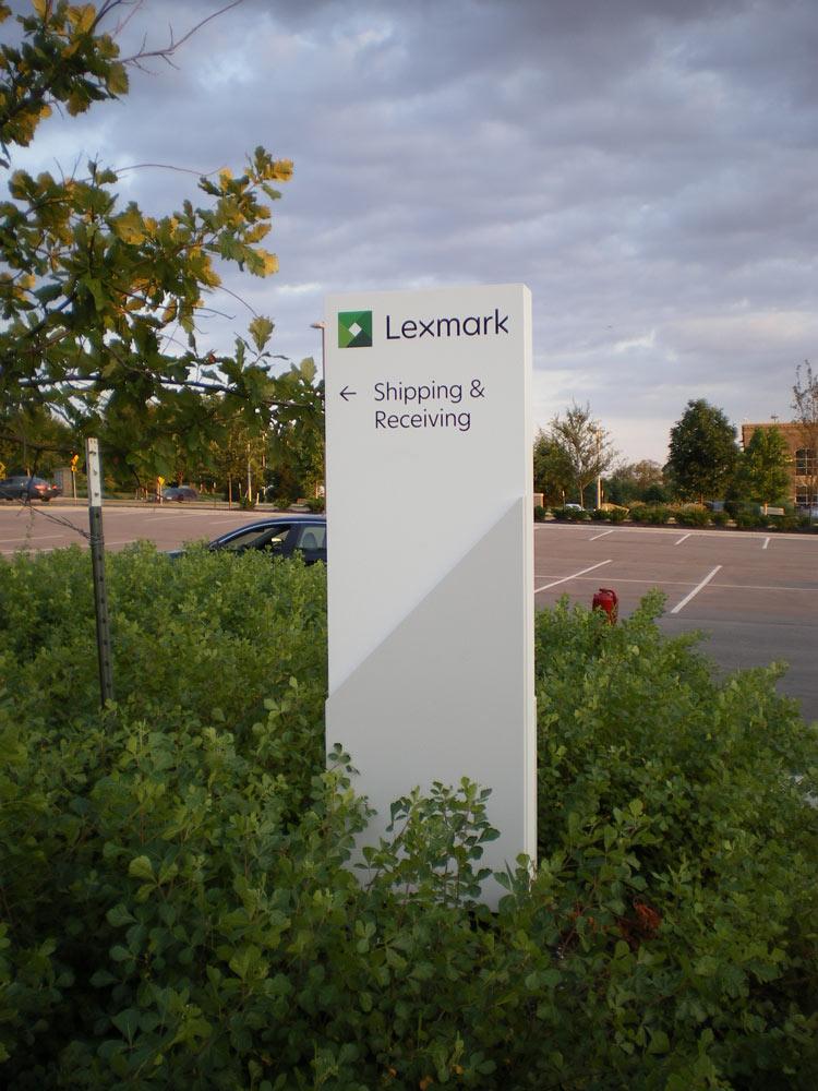 Lexmark direcitonal sign