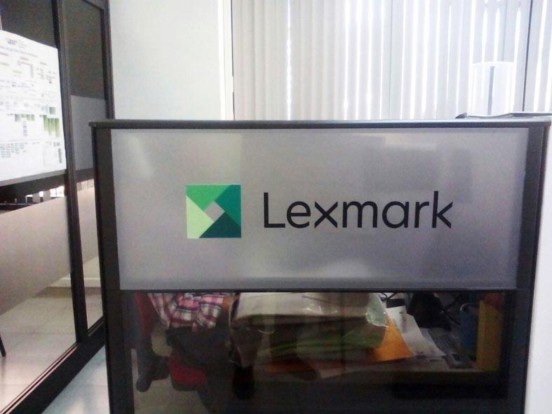Lexmark interior sign