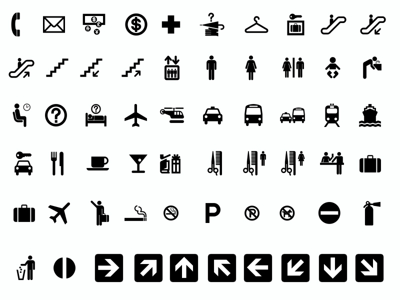 AIGA Universal Symbols