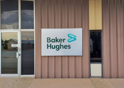Baker Hughes Exterior Sign