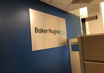 Baker Hughes Interior Wall Sign