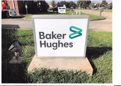 Baker Hughes Exterior Monument Sign