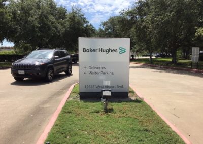 Baker Hughes Exterior Monument Sign