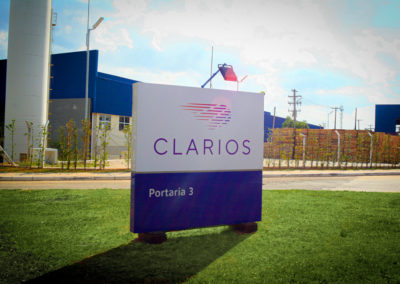 Clarios Exterior Sign Monument