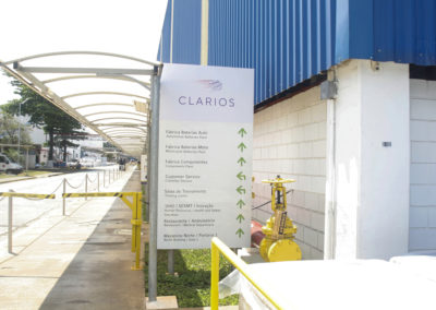 Clarios Exterior Sign Directional