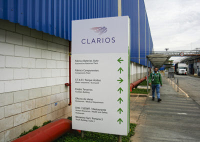 Clarios Exterior Sign Directional