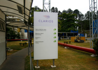 Clarios Exterior Sign Directional