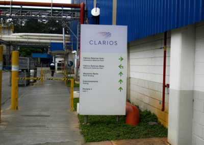 Clarios Exterior Sign Directional