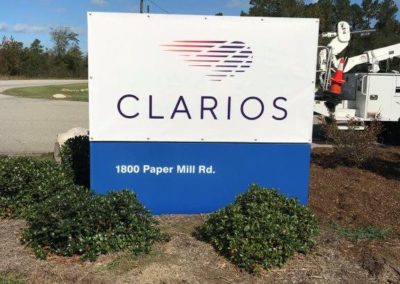 Clarios Exterior Sign Monument