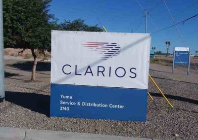 Clarios Exterior Sign