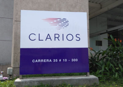 Clarios Monument Sign