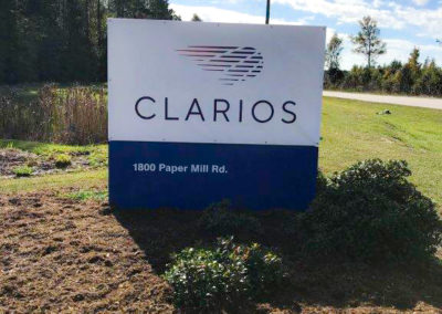 Clarios Exterior Sign Monument