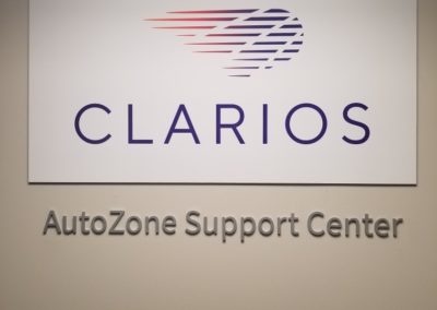 Clarios Interior Sign