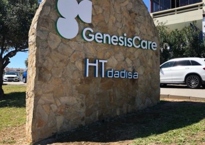 Genesis Care Exterior Sign Monument