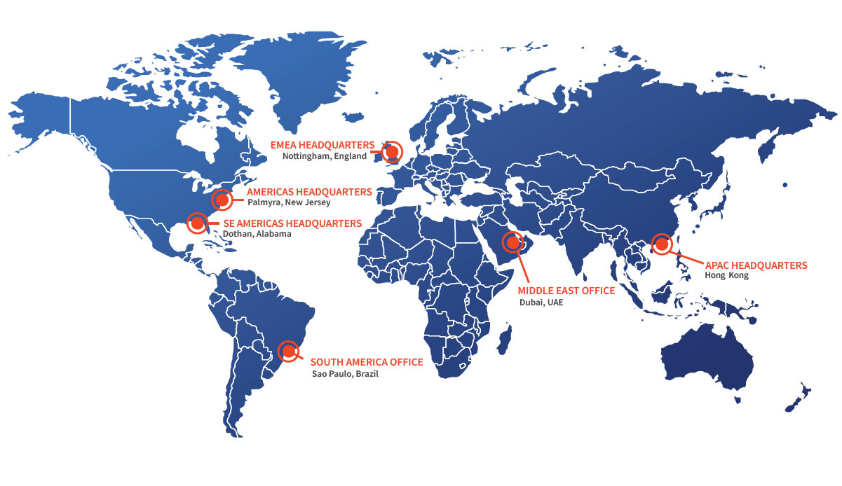 TISA Global Office Locations Around the World