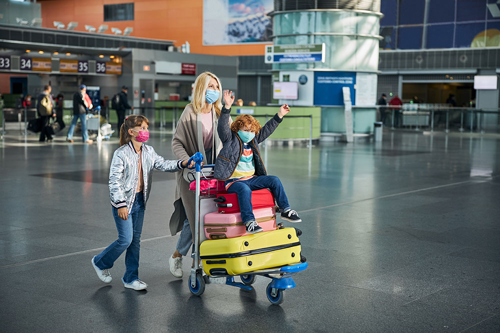 Traveling Through Airport with family