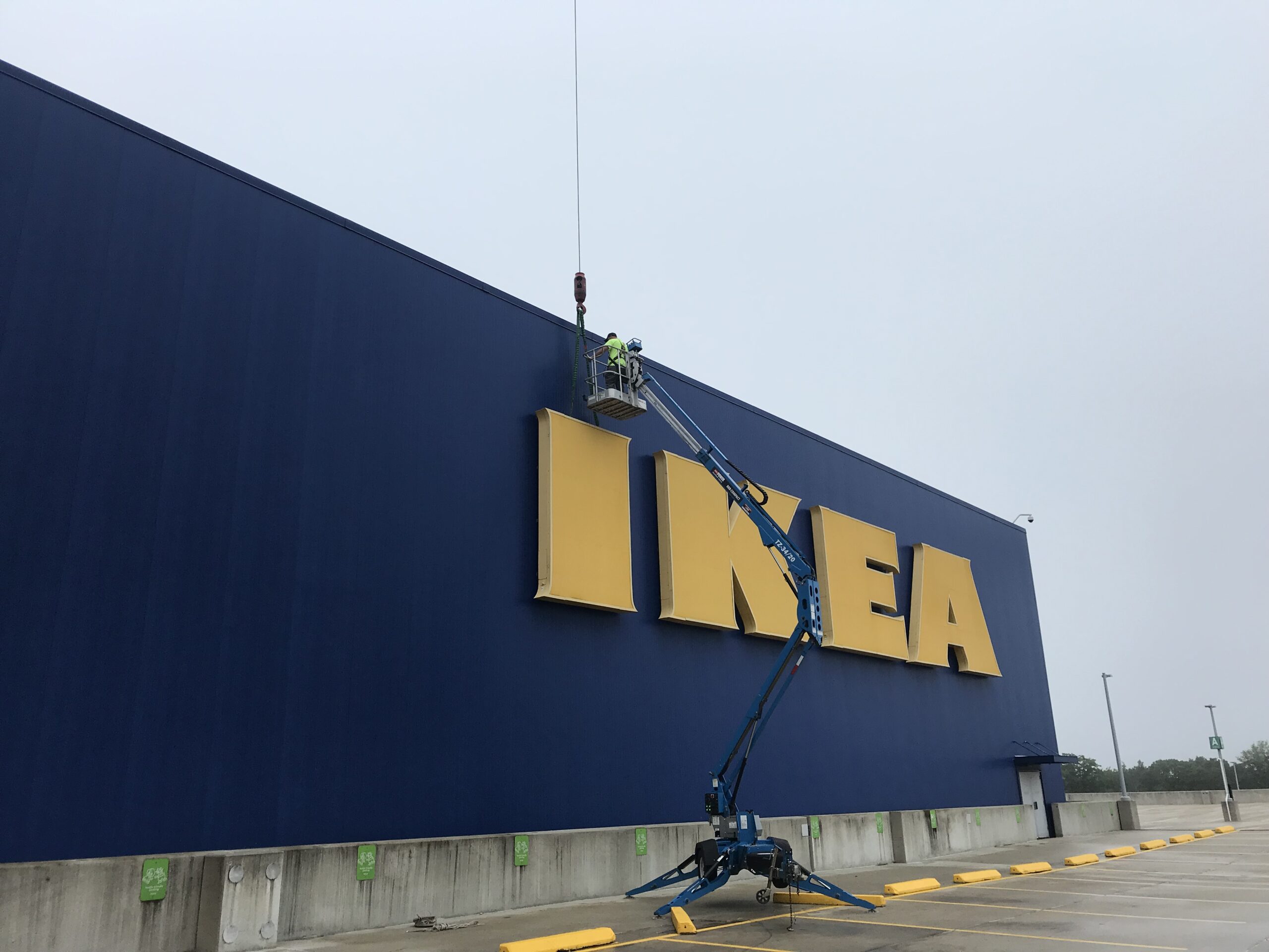 IKEA Sign installation 