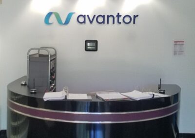 Avantor signage for business by TISA