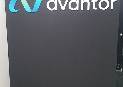 Avantor signage for business by TISA