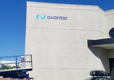 Avantor signage for business by TISA