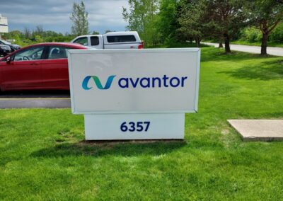 Avantor signage for business by TISA