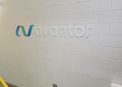 Avantor signage for business by TISA