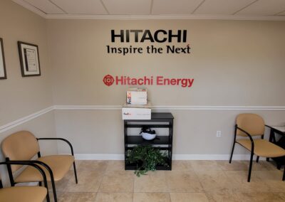 interior signage hitachi program global brand implementation TISA