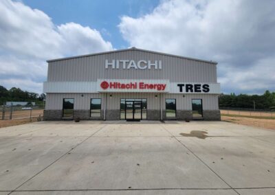 hitachi program global brand implementation TISA - exterior signage