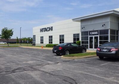 hitachi program global brand implementation TISA - exterior signage