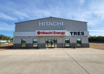 hitachi program global brand implementation TISA - exterior signage