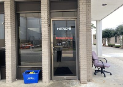 hitachi program global brand implementation TISA - exterior signage